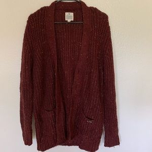 LTB Burgundy cardigan